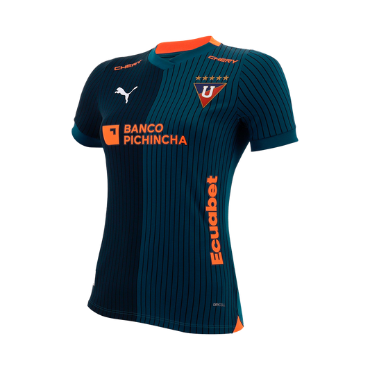 Camiseta Alterna 2 Campeon Liga Deportiva Universitaria de Quito 2024 Mujer
