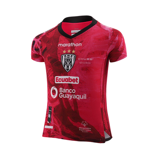 Independiente del Valle (IDV) 2024 Official Kids' Away Jersey 1 - Marathon Authentic